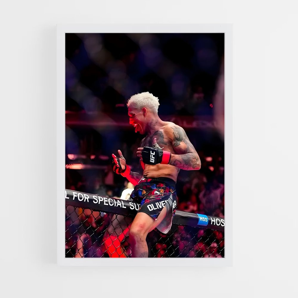 Poster Charles oliveira précis – affiche MMA (vue 3)